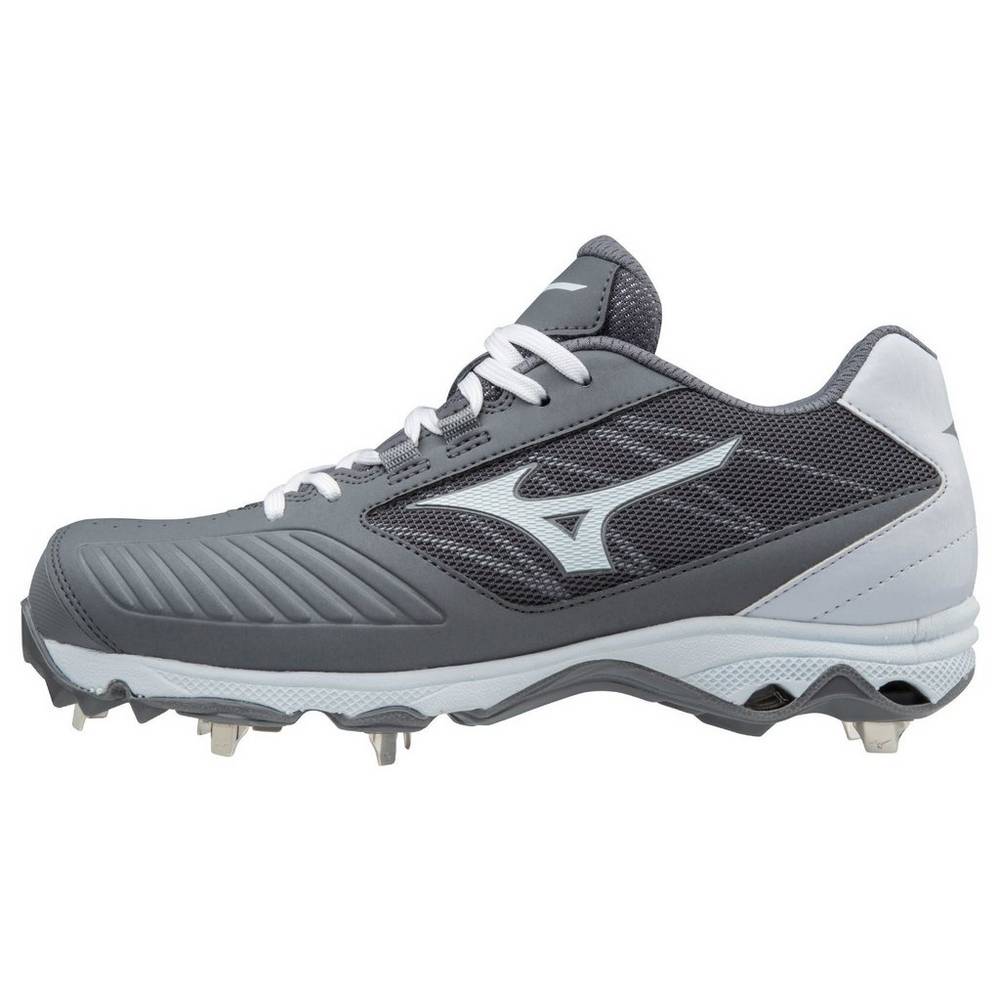 Zapatillas Sofbol Mizuno 9-Spike Advanced Sweep 4 Bajas Metal Mujer Gris/Blancas Ofertas QYSN-59402